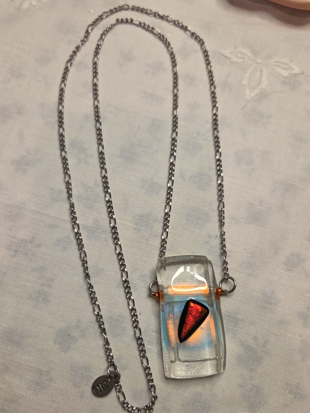 CELIS Fusing Glass Pendant Necklace